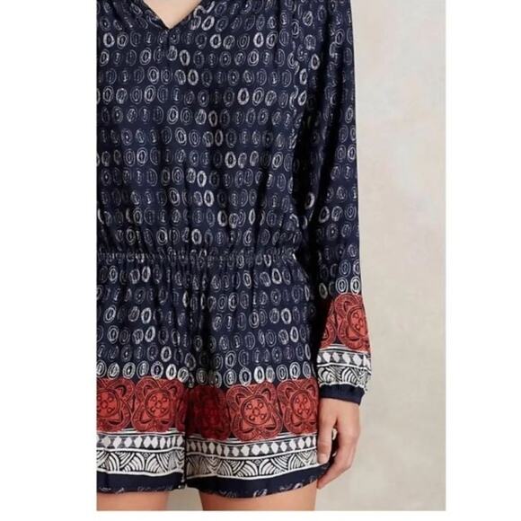 NWOT - Anthropologie Lilka Apolima Printed Romper - Size L - Picture 3 of 8
